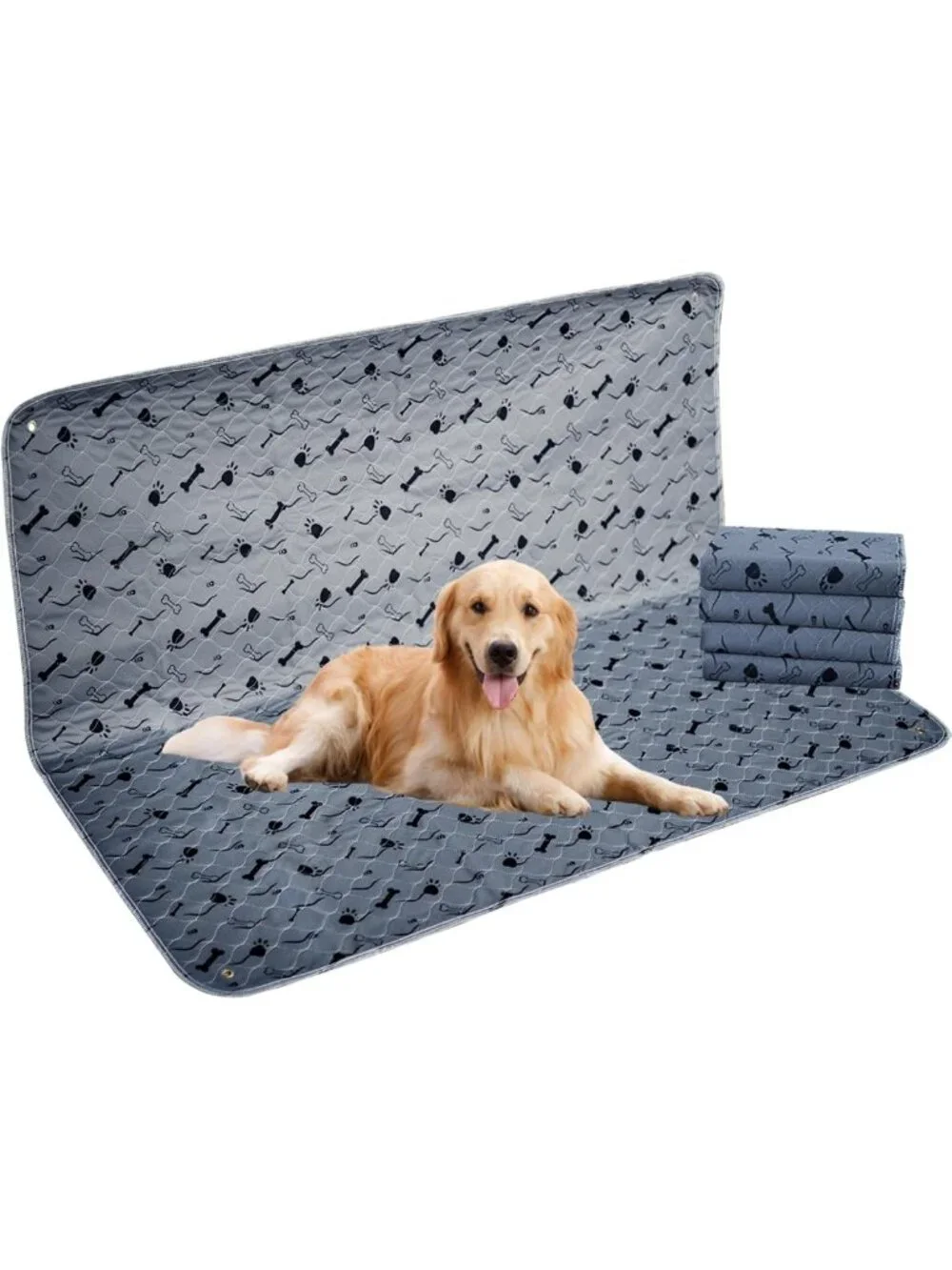Washable Waterproof Dog Pee Pad | Heavy Absorbent Reusable Training Mat 36x48